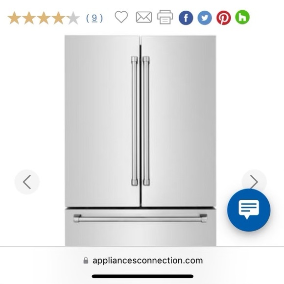I’m selling a brand new refrigerator/freezer - Picture 1 of 2